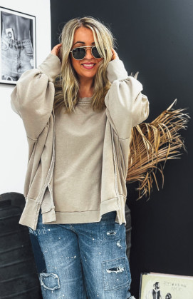 Vintage camel AÏKO sweatshirt