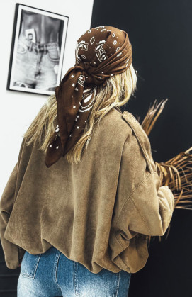 Dark taupe MANON jacket