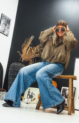 Dark taupe MANON jacket