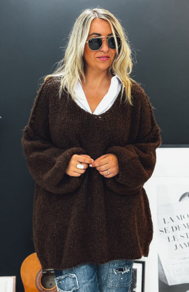 Chocolate ELISEO pullover