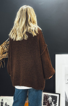 Chocolate ELISEO pullover