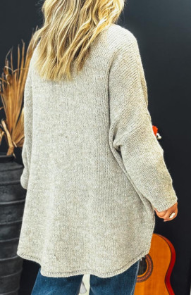 Pull EDMOND long taupe
