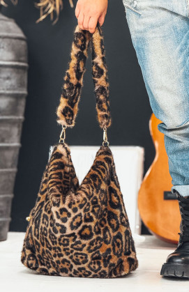 Beige/léopard SUNRISE bag