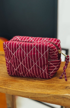 Pochette BEAUTY bordeaux