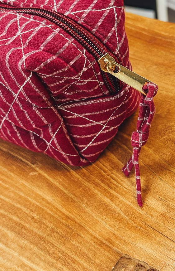 Pochette BEAUTY bordeaux