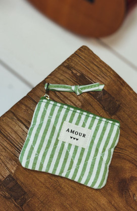 SAXO apple green purse