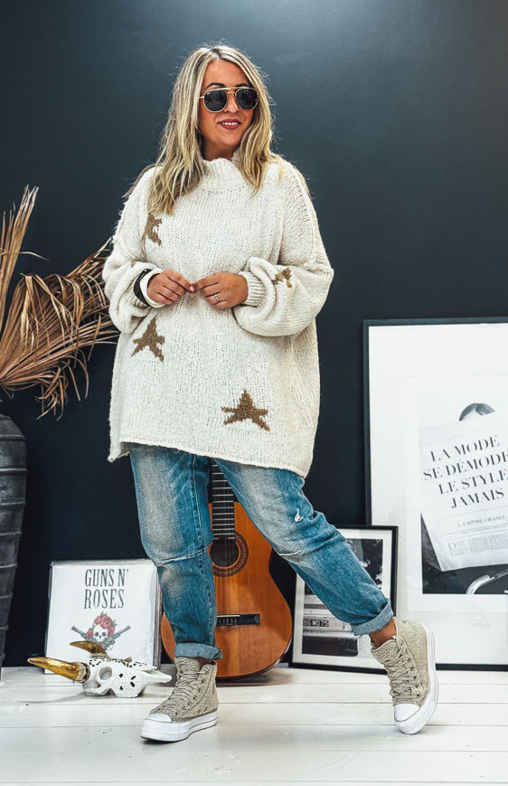 Light beige MAXENCE sweater