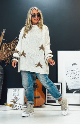Light beige MAXENCE sweater