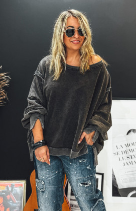 Vintage black AÏKO sweatshirt