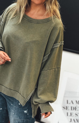 Vintage kaki AÏKO sweatshirt
