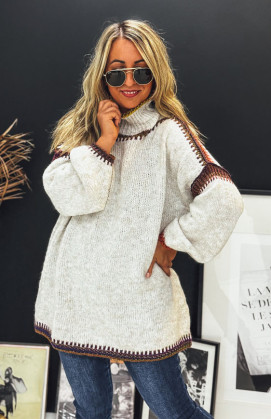 Beige GIULIO sweater