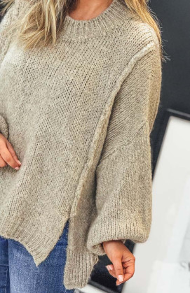 Taupe MATHIEU sweater