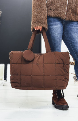 Sac CLEO grand format chocolat