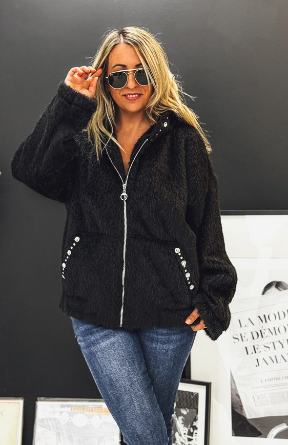 Veste BROOKIE noire