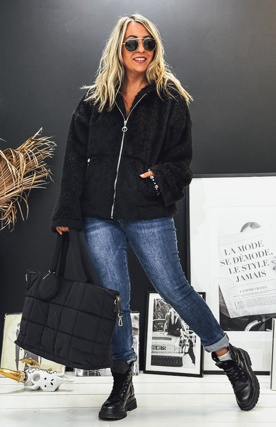 Veste BROOKIE noire