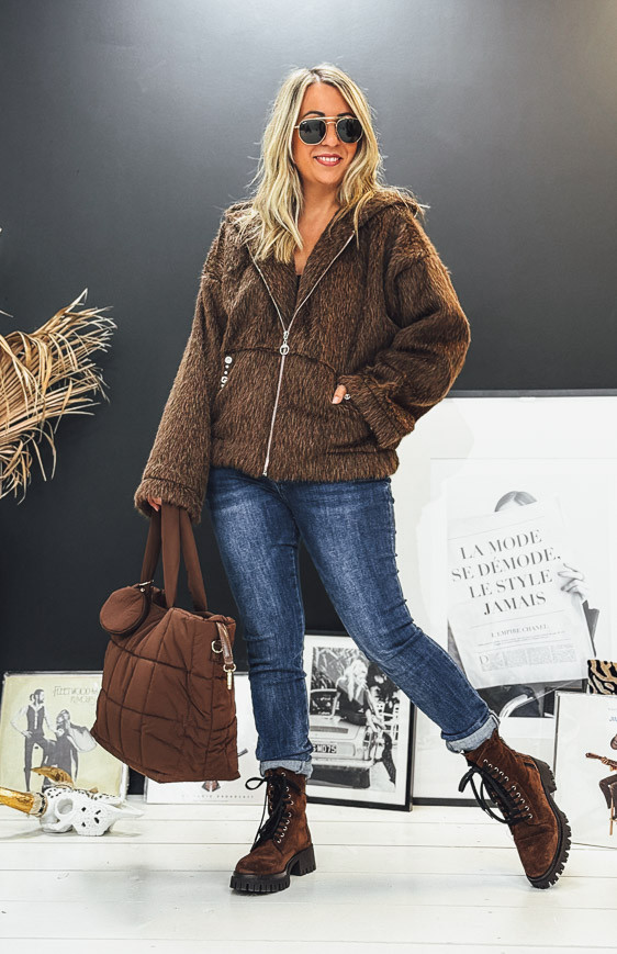 Veste BROOKIE chocolat