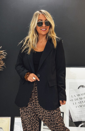 Black NATEO Blazer