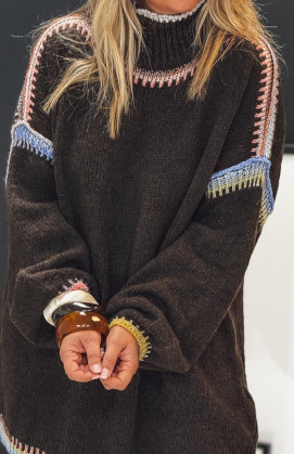 Pull GIULIO chocolat