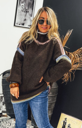 Pull GIULIO chocolat