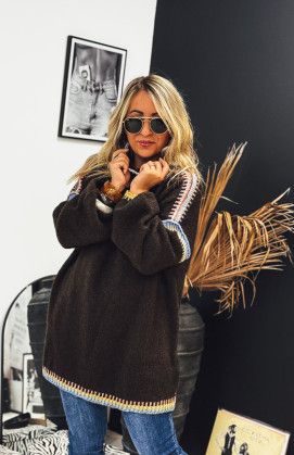 Pull GIULIO chocolat