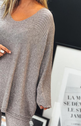 Taupe ALESSIO sweater