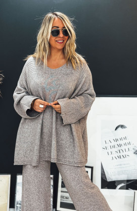 Taupe ALESSIO sweater