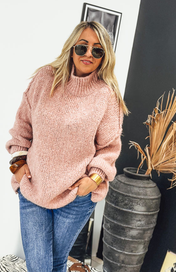 Pull VALENTINO rose clair