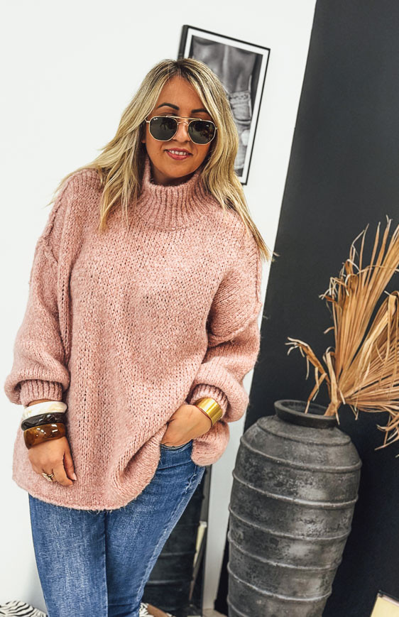 Pull VALENTINO rose clair