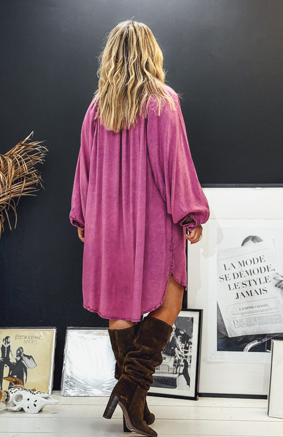 Eggplant INDRA tunic