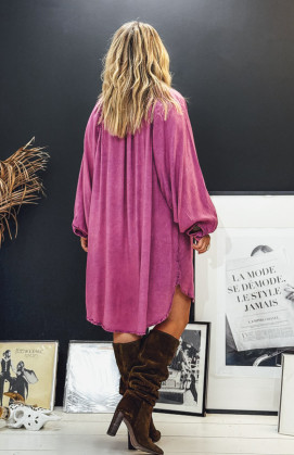 Eggplant INDRA tunic