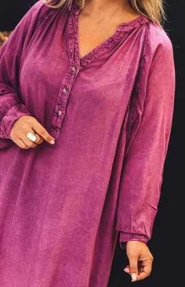 Eggplant INDRA tunic