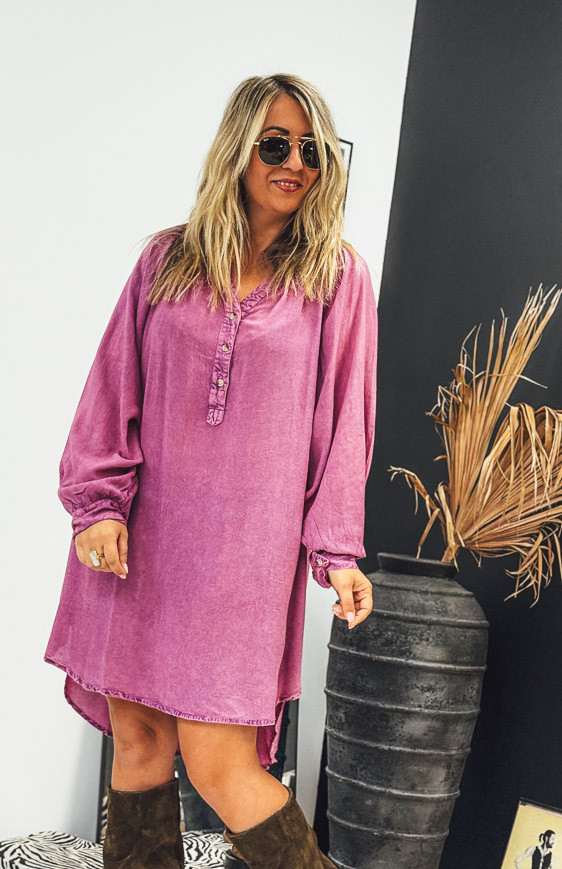 Eggplant INDRA tunic