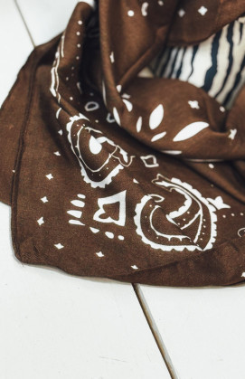 Foulard NOAH chocolat