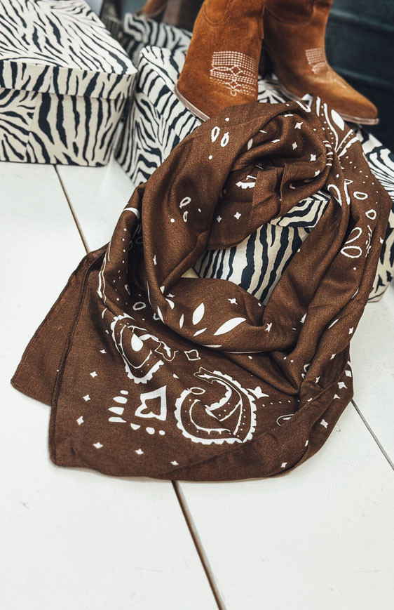 Foulard NOAH chocolat