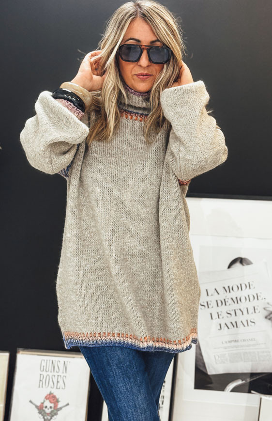 Taupe GIULIO sweater