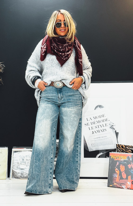 Bordeaux JOPLIN scarf