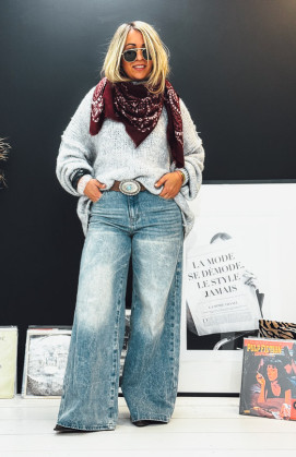 Bordeaux JOPLIN scarf