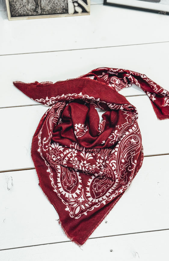 Bordeaux JOPLIN scarf