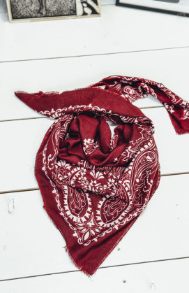 Bordeaux JOPLIN scarf