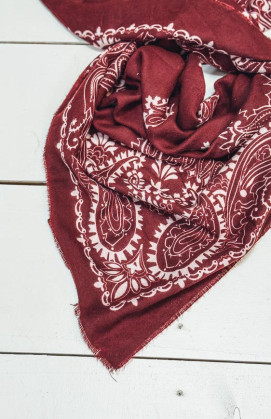 Bordeaux JOPLIN scarf