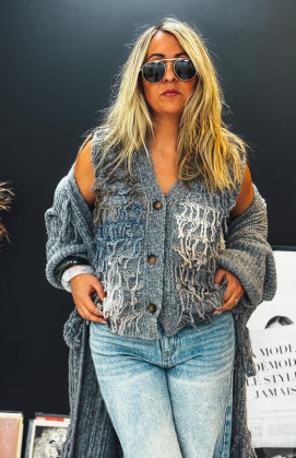 Gilet MARTIN court sans...