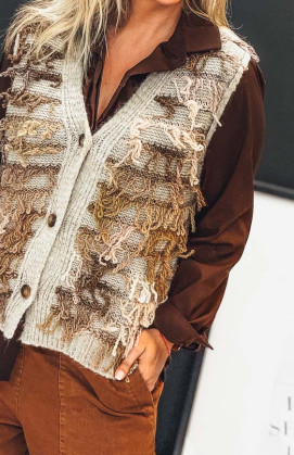 Gilet MARTIN court sans...