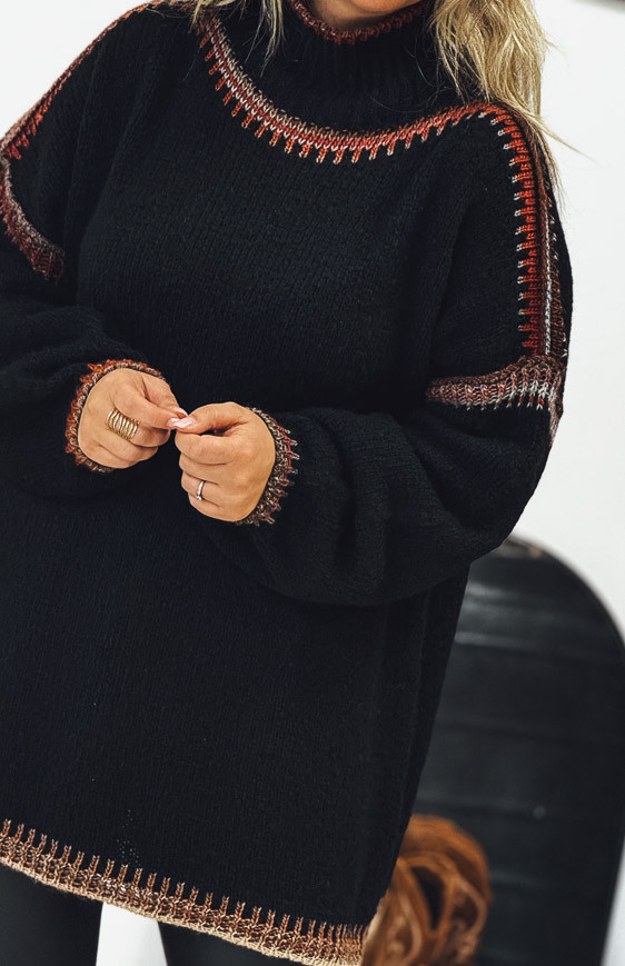 Black GIULIO sweater