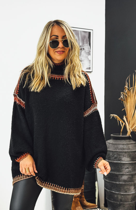 Black GIULIO sweater
