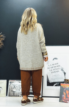 Taupe COME sweater
