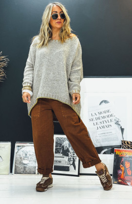 Taupe COME sweater
