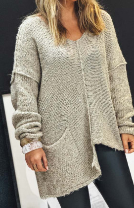 Pull CLINT taupe