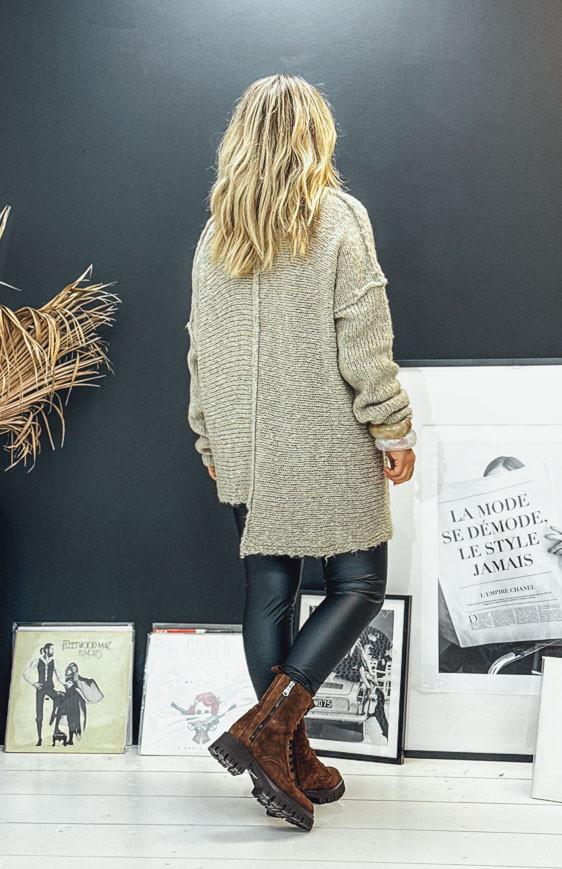 Pull CLINT taupe