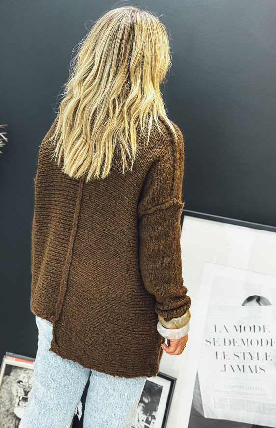 Brown CLINT sweaters