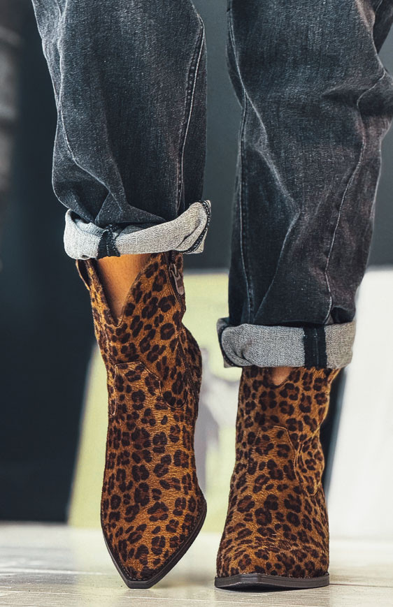Bottines KARLY léopard